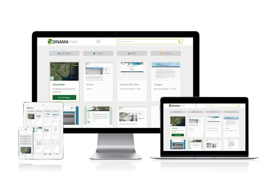 Apps portal for DINAMA