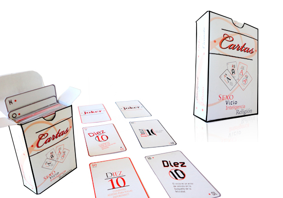 Typographic cards